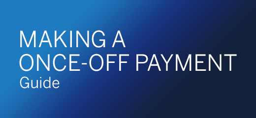 Making A Once Off Payment Group Users